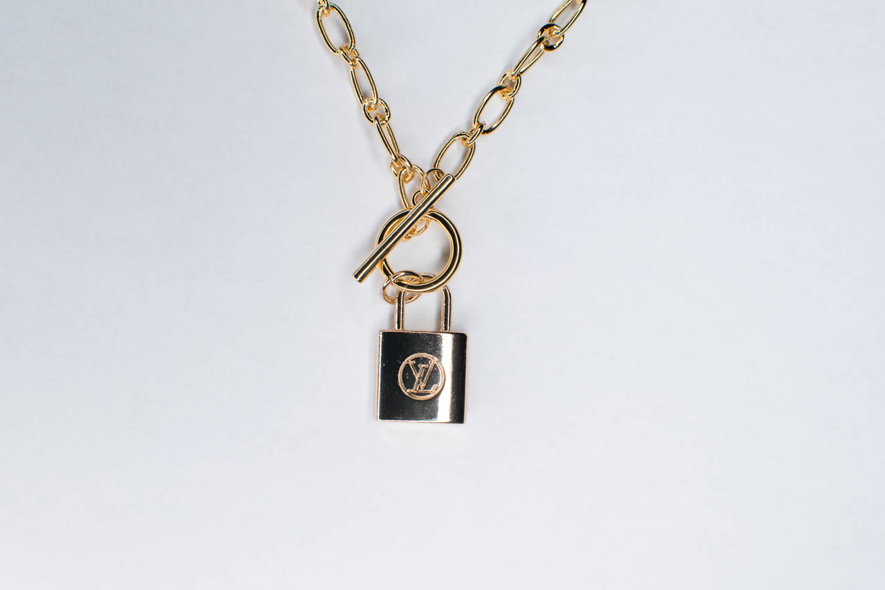 LV Lock Necklace