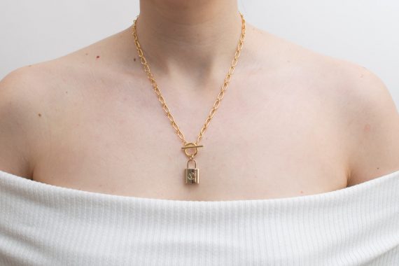 LV ROSE GOLD NECKLACE – Butterfly Boutique