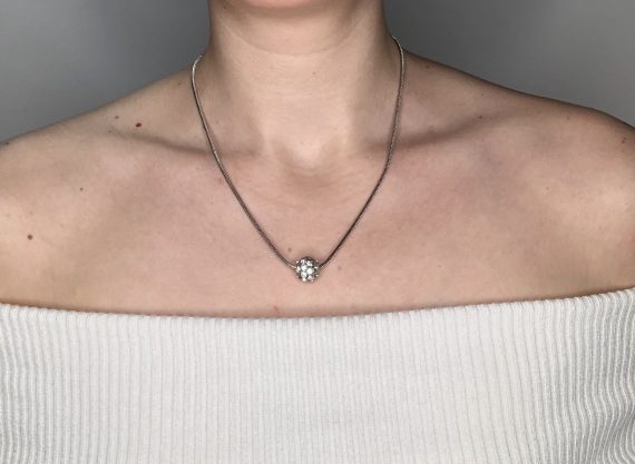 Swarovski hot sale fireball necklace